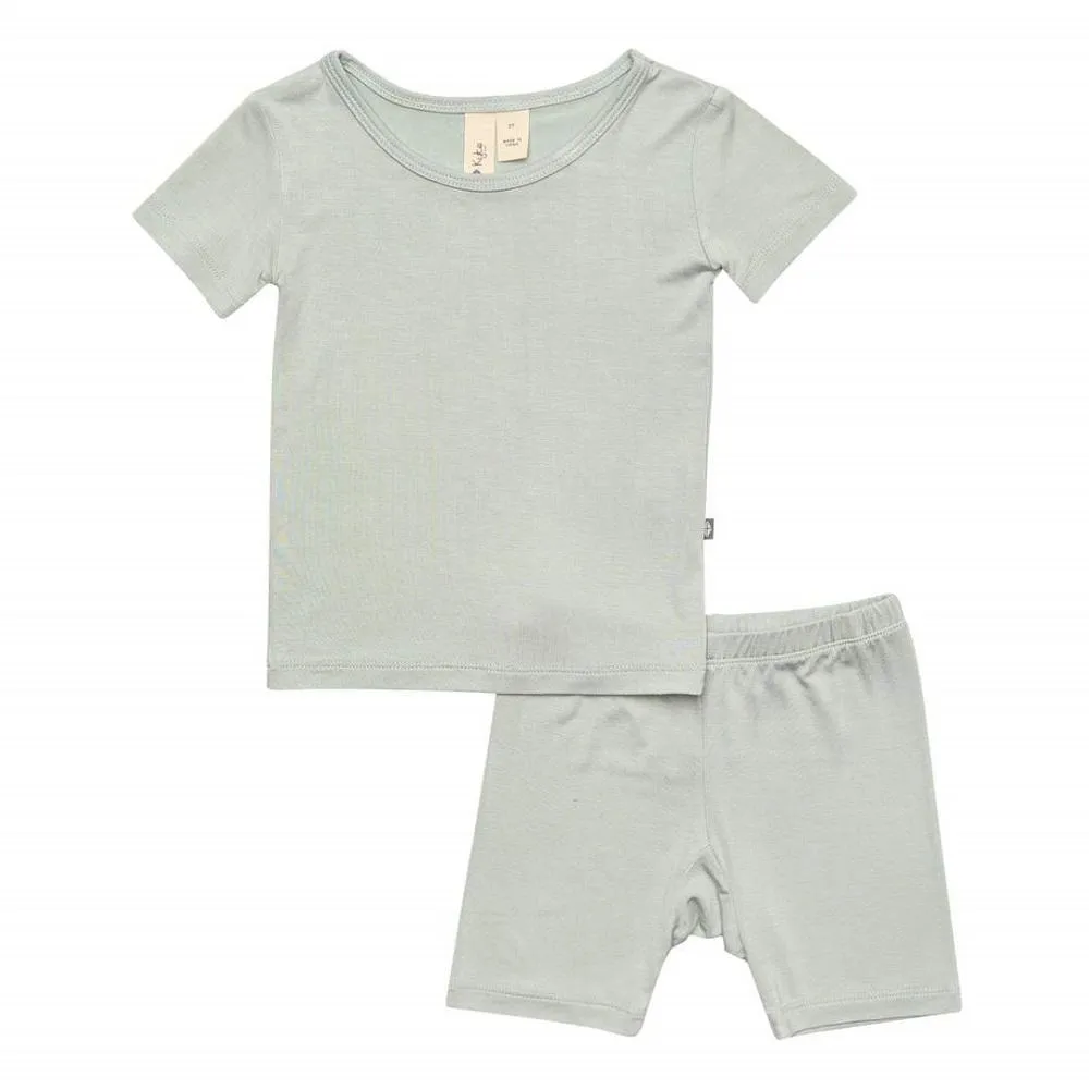 Kyte Baby Short Sleeve Toddler Pajama Set (Sage)