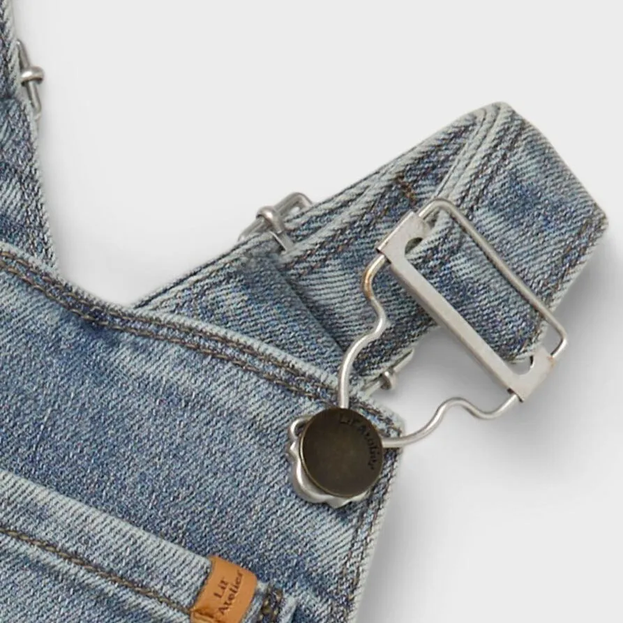 LAATSTE - Kim Loose Denim Bibshorts