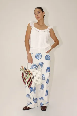 Lace Peplum Top