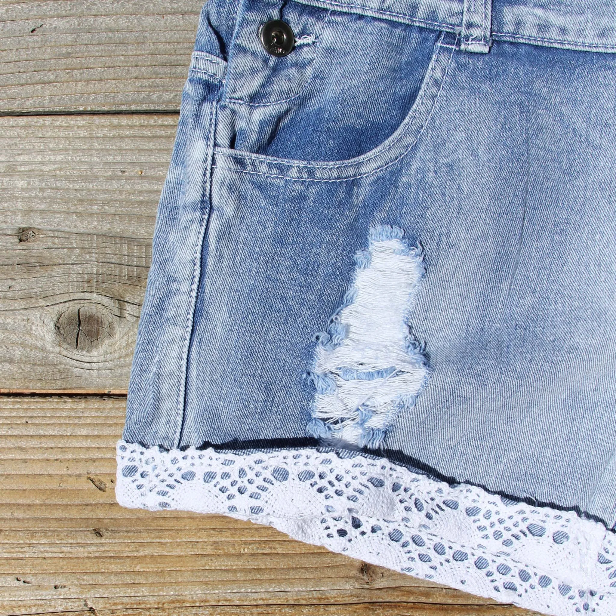 Lace Stitch Overalls