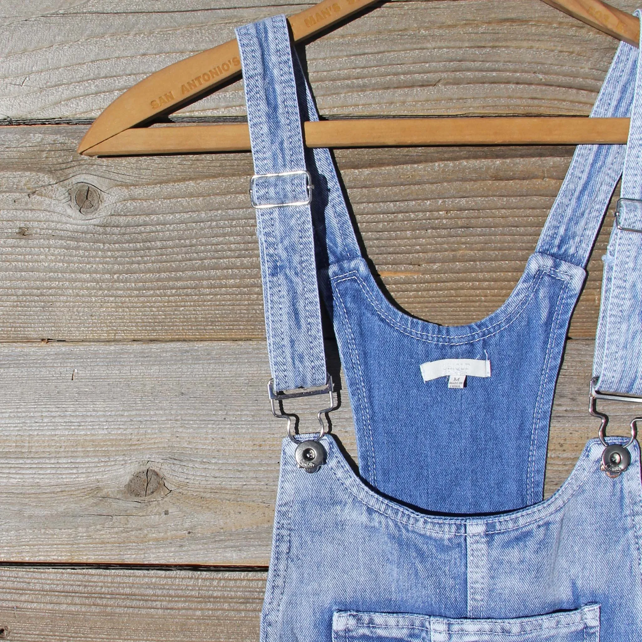 Lace Stitch Overalls