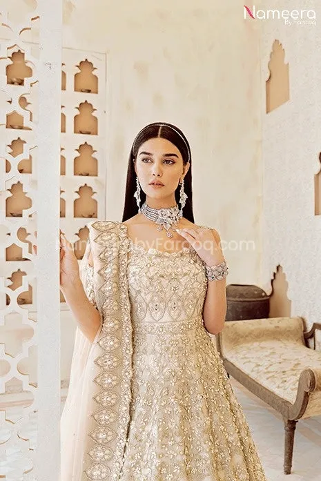 Latest Off White Dress in Maxi Style Online 2021 #BB248