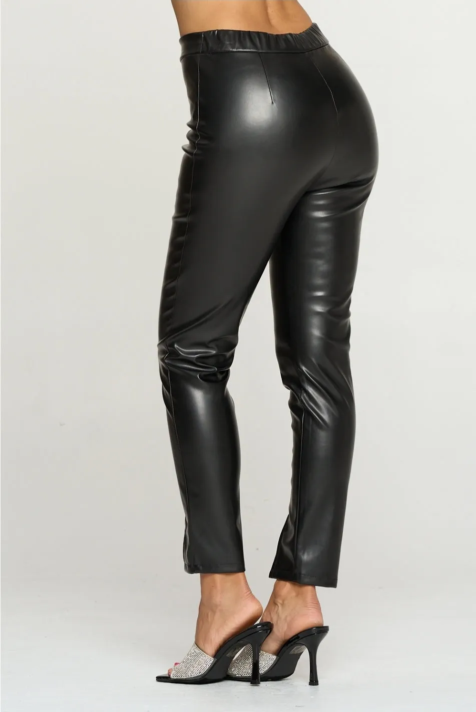 Leather legging BLACK