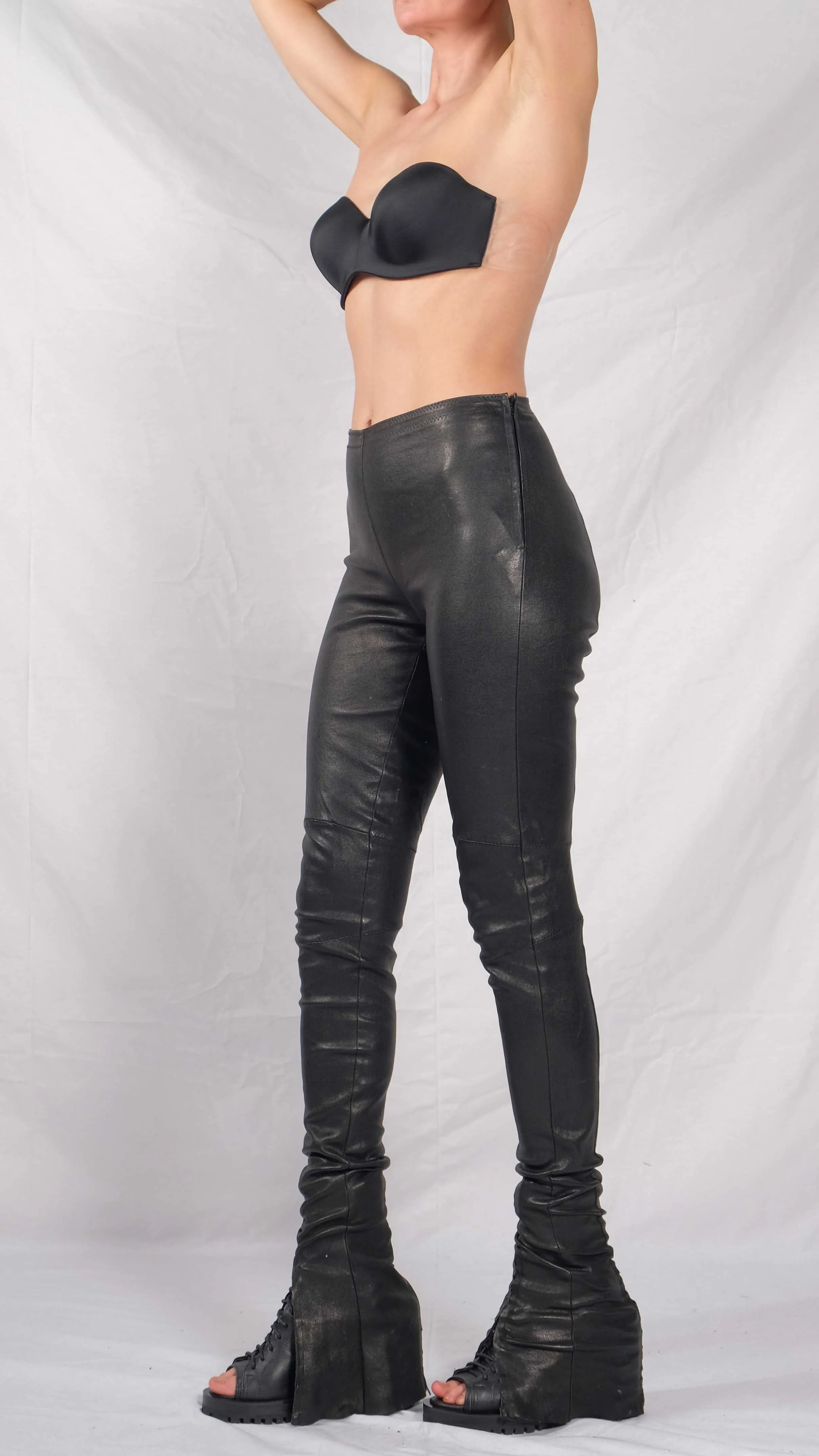 Leather Stretch Leggings