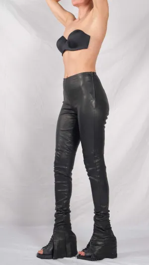 Leather Stretch Leggings