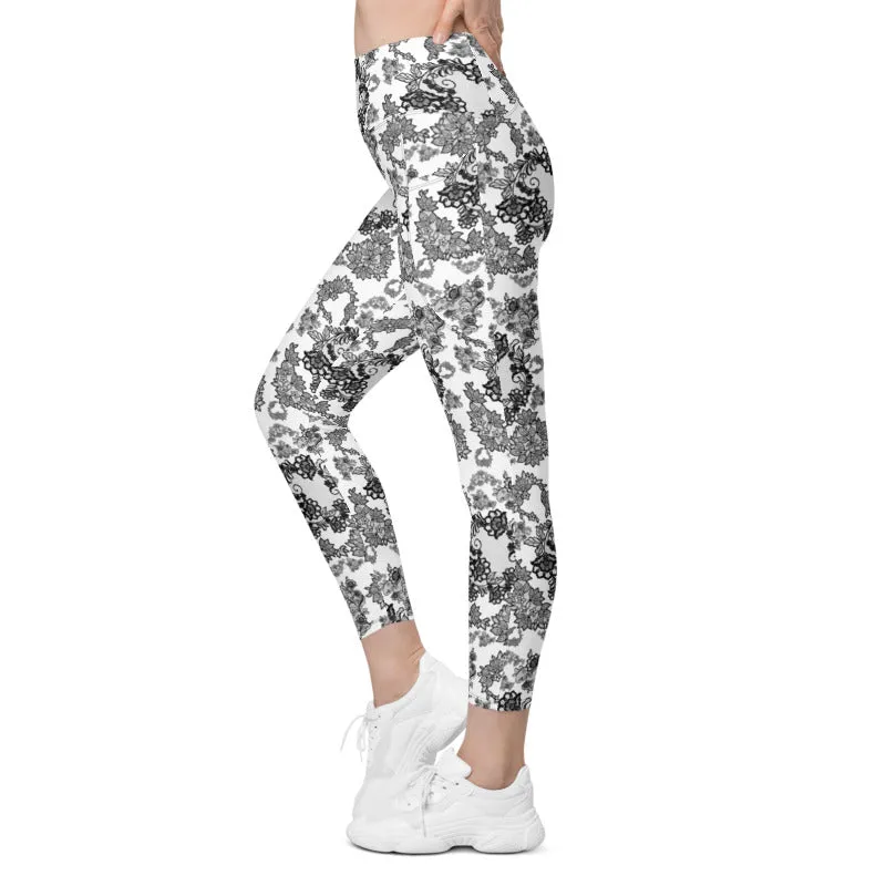 Leggings with pockets 'Lace'