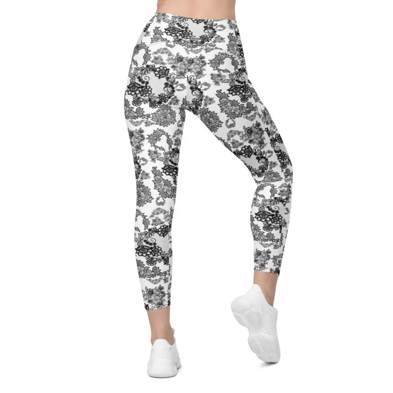 Leggings with pockets 'Lace'