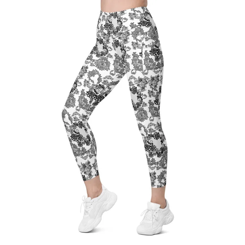 Leggings with pockets 'Lace'