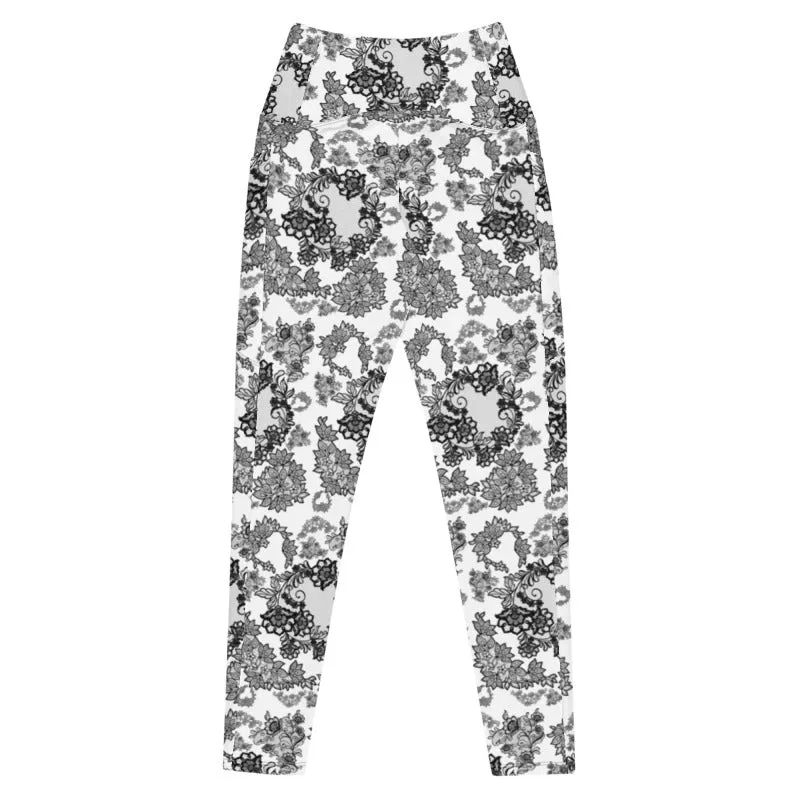 Leggings with pockets 'Lace'