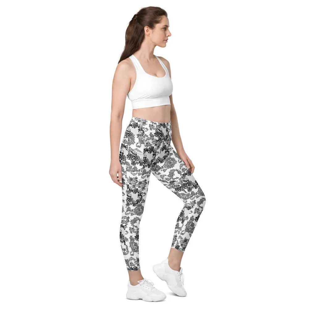 Leggings with pockets 'Lace'