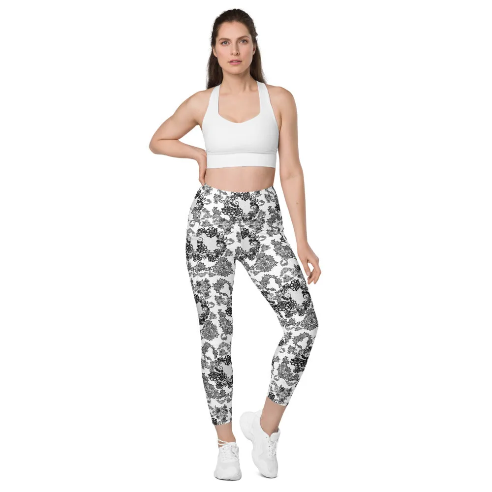 Leggings with pockets 'Lace'