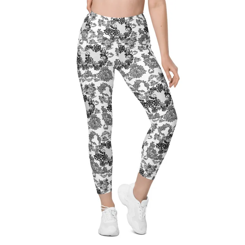 Leggings with pockets 'Lace'