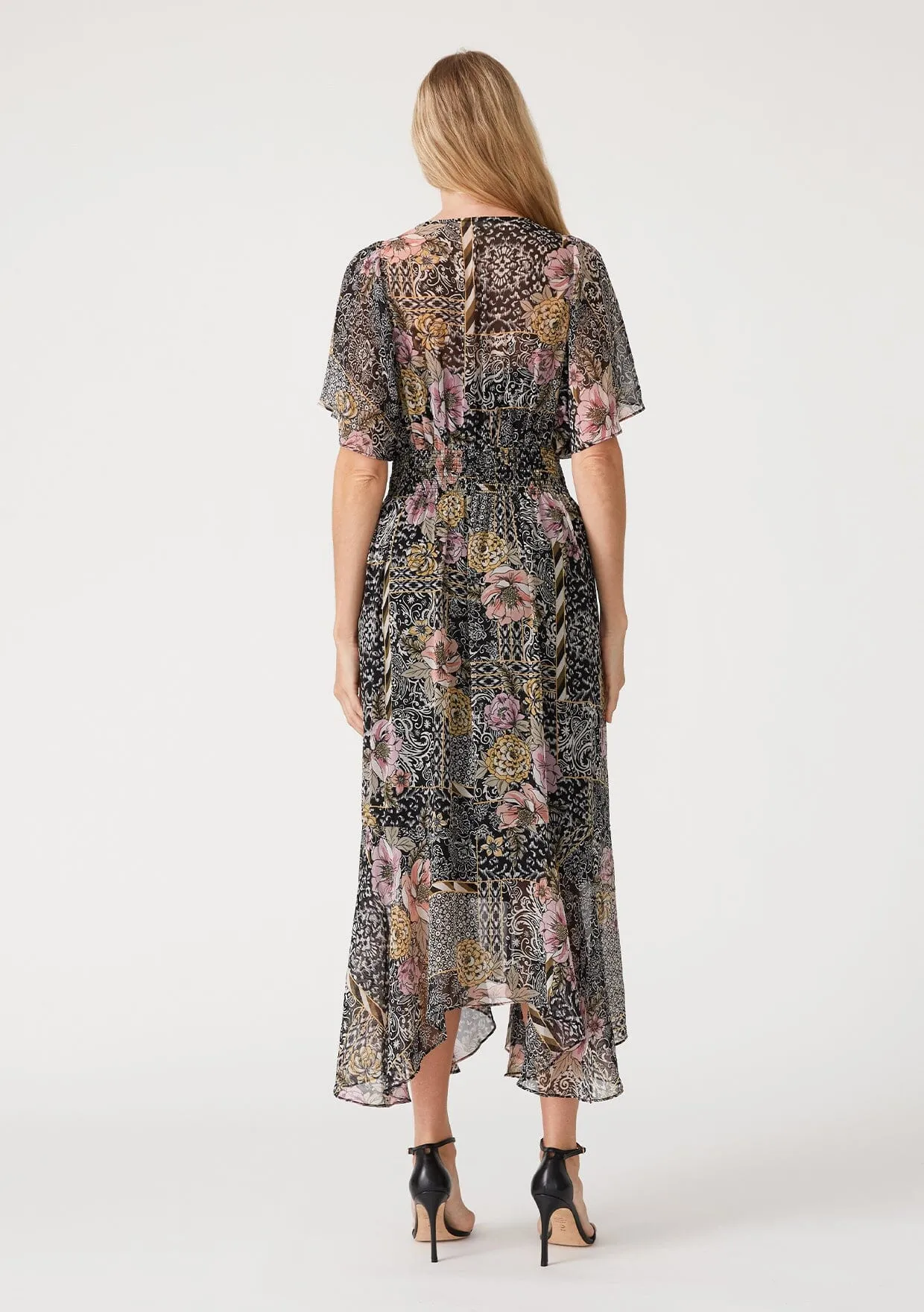 Leilani Patchwork Print Dress