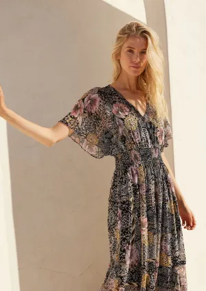 Leilani Patchwork Print Dress