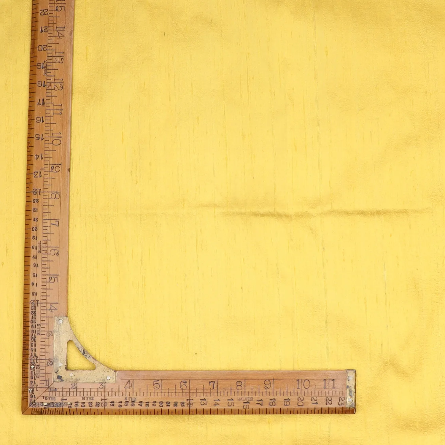 Lemon Yellow Plain Silk Fabric