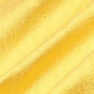 Lemon Yellow Plain Silk Fabric