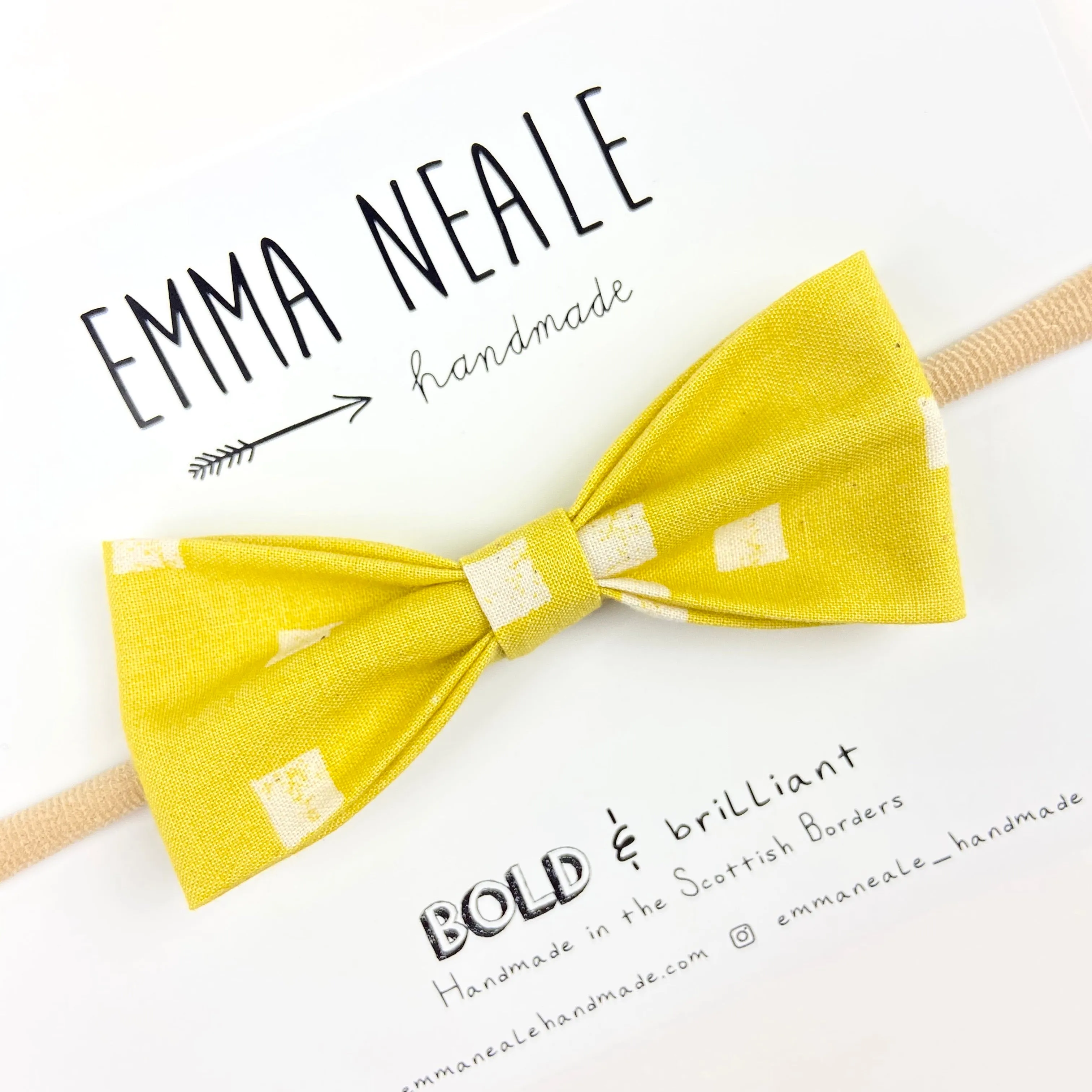 Lemondrop Ruby Bow Headband