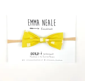 Lemondrop Ruby Bow Headband