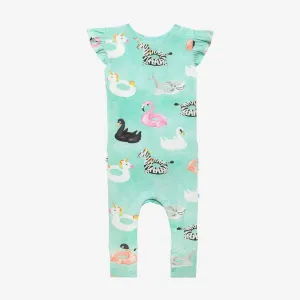 Lenny Ruffled Cap Sleeve Ruffled Romper