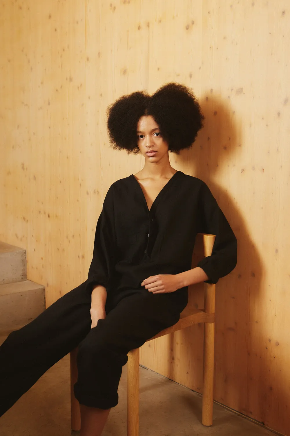 L.F.Markey Jovan Boilersuit Black
