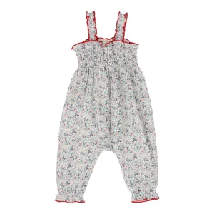 Lil Legs Long Bubble Romper - Floral