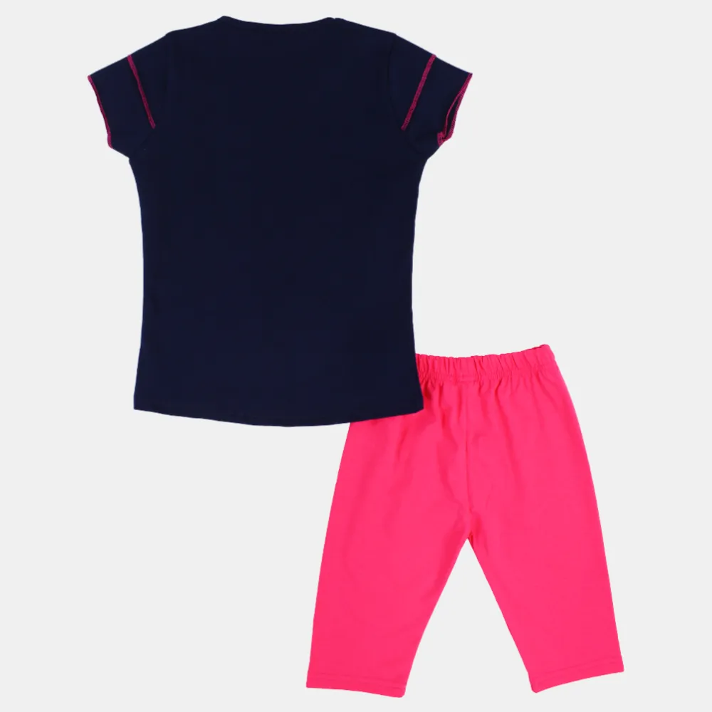 Lilo & Stitch Girls Cotton Pajama Set