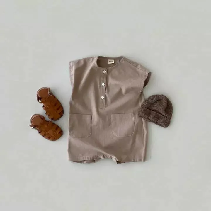 Linen Blend Romper