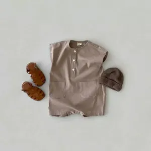 Linen Blend Romper