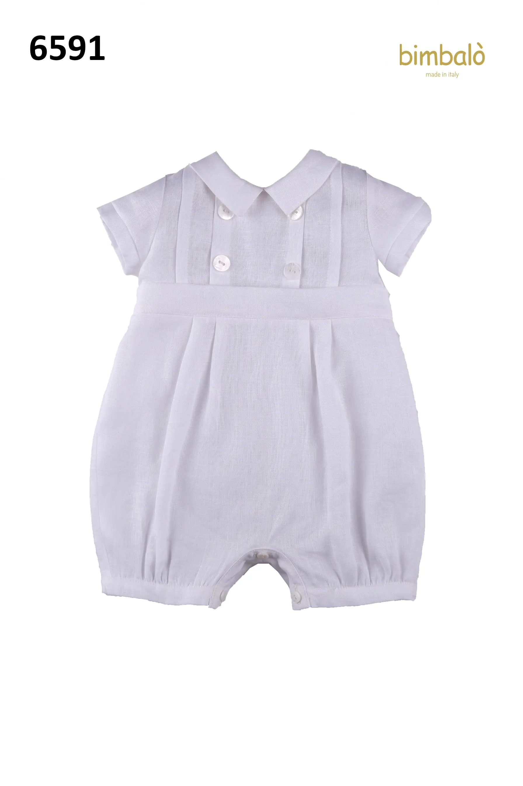 Linen Romper 6591