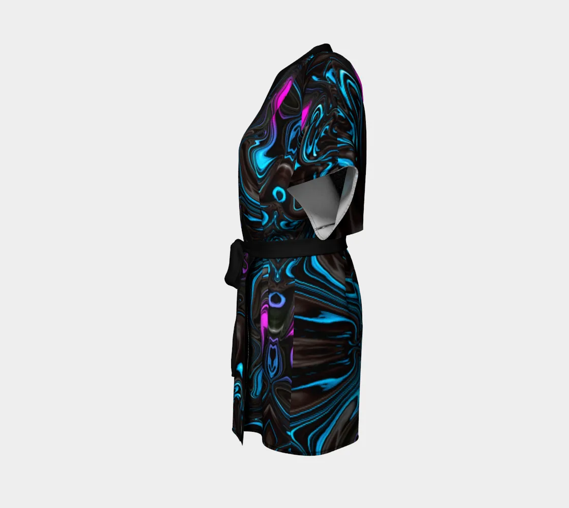 Liquid Sky Kimono Robe