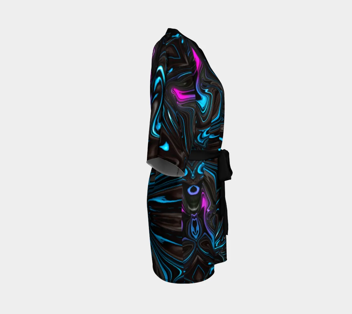 Liquid Sky Kimono Robe