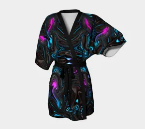Liquid Sky Kimono Robe