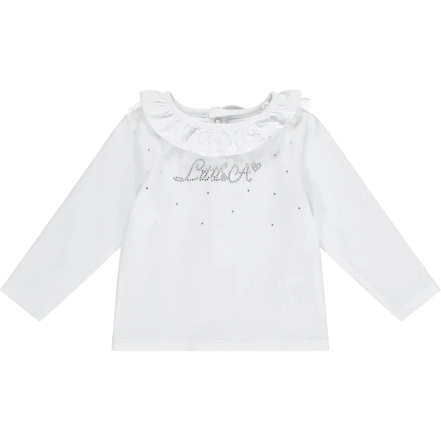 LITTLE A - Freida Lurex Skirt Set - White