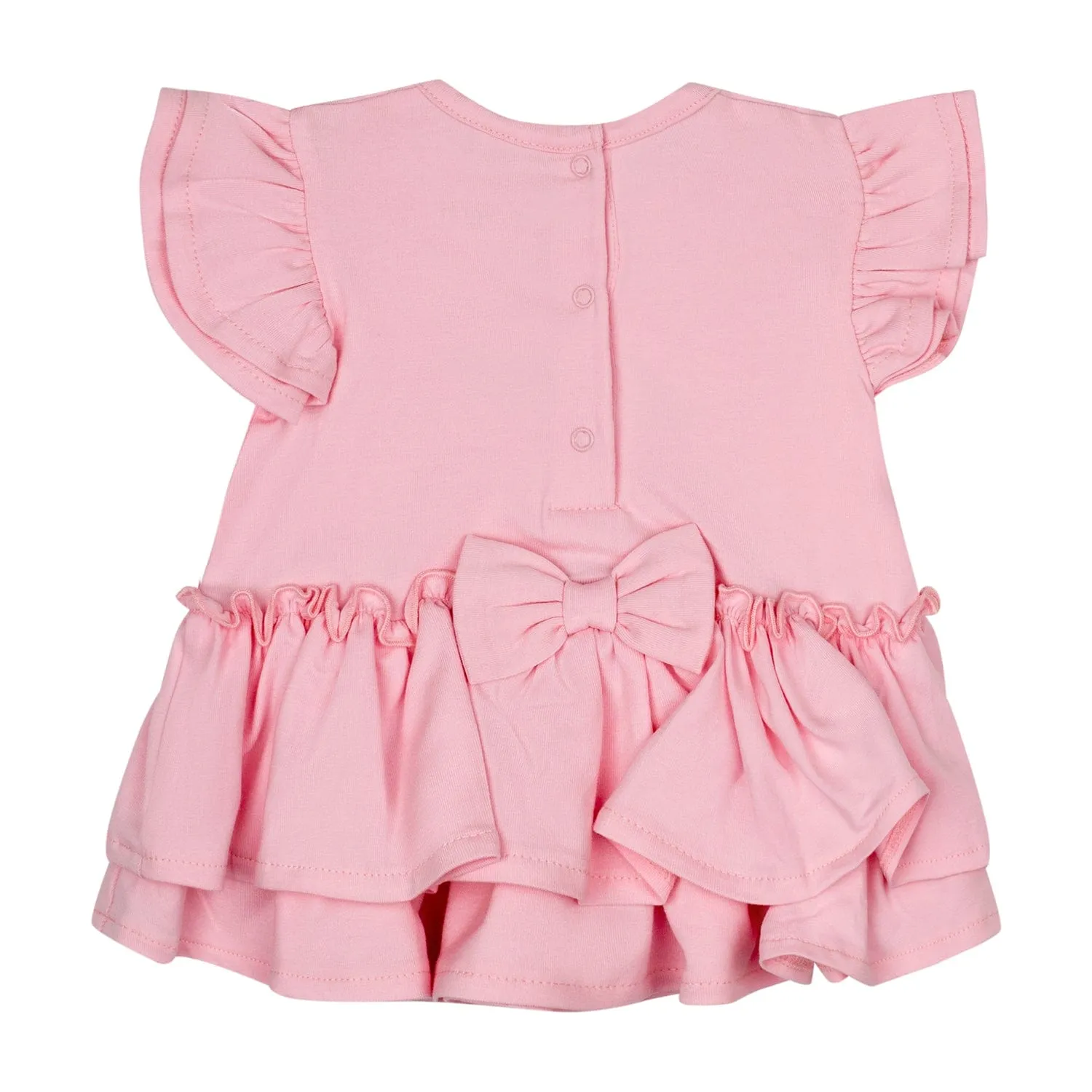 LITTLE A - Jackie Pastel Hearts Frill Legging Set - Pink
