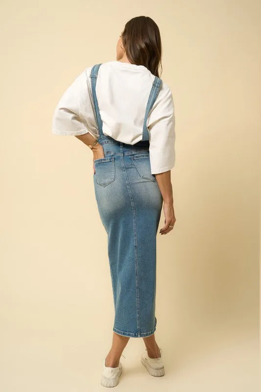 Long Skirt Overalls