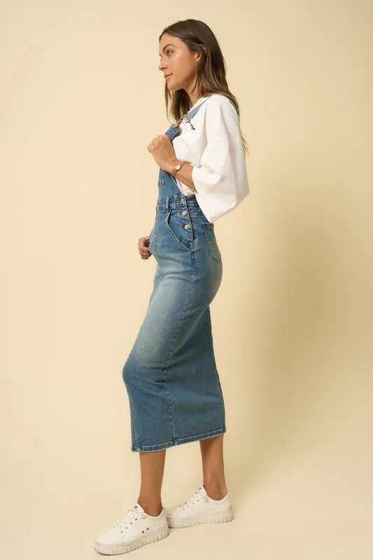 Long Skirt Overalls