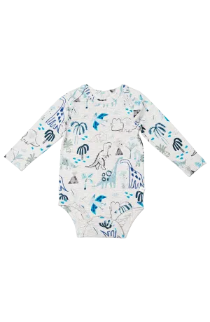 Long Sleeve Bodysuit - Dinosaurs