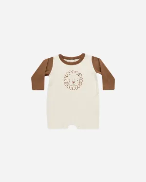 Long Sleeve Romper || Lion