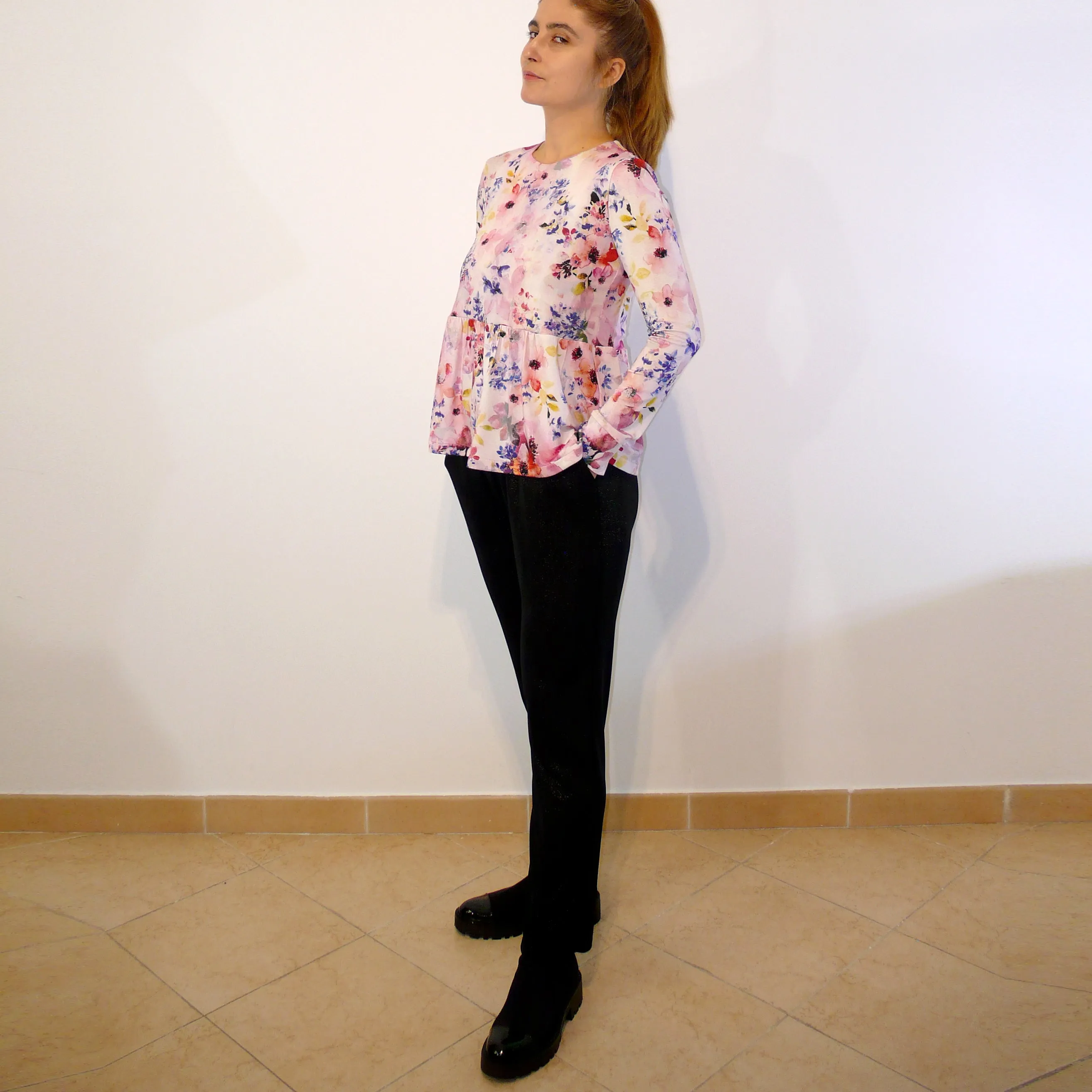 Long Sleeve Top Sewing Pattern N.10