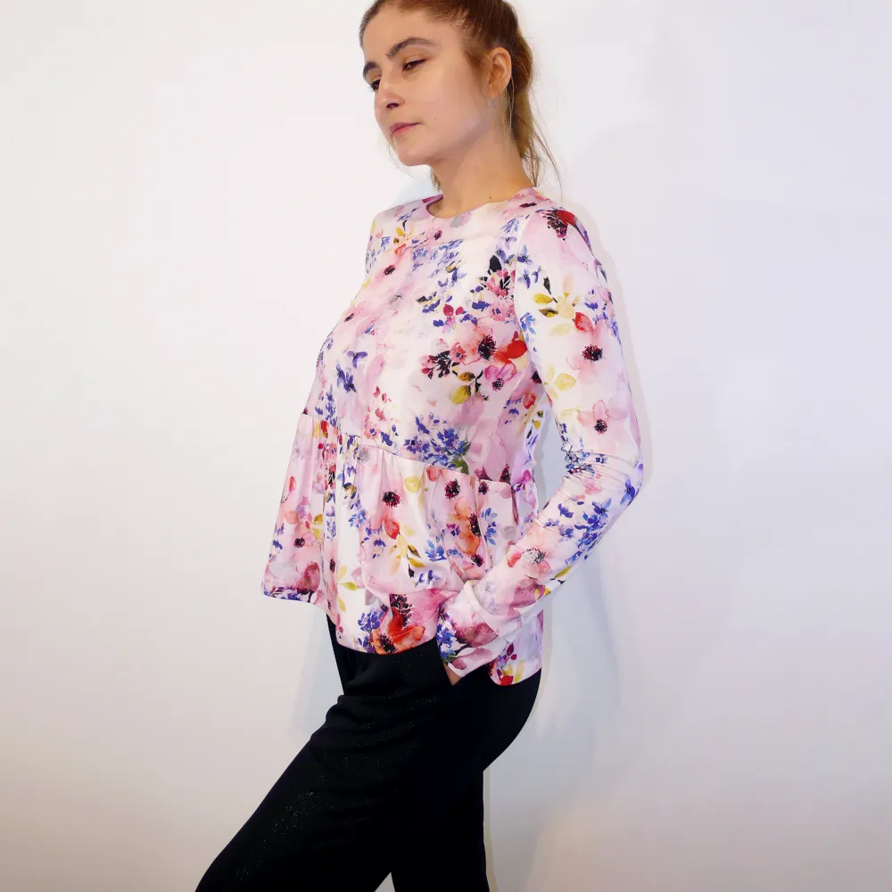 Long Sleeve Top Sewing Pattern N.10