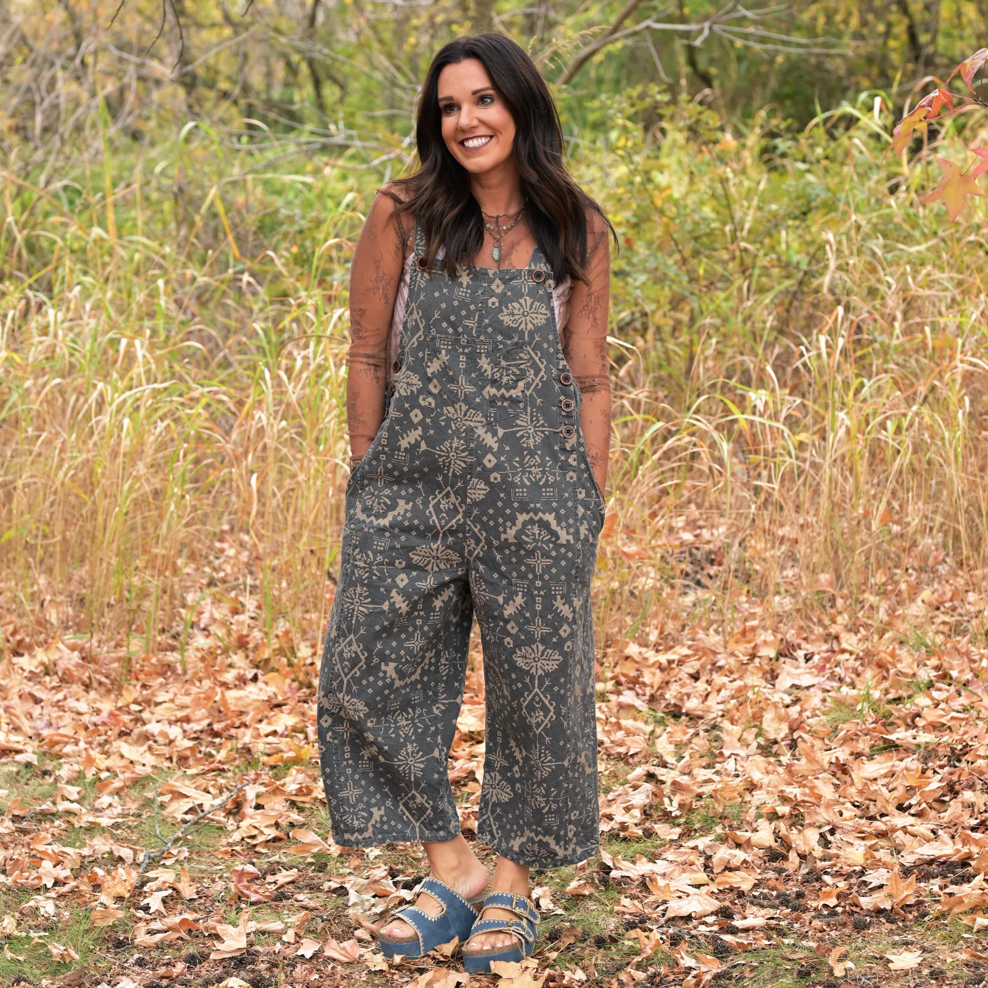 Loose Fit Overalls