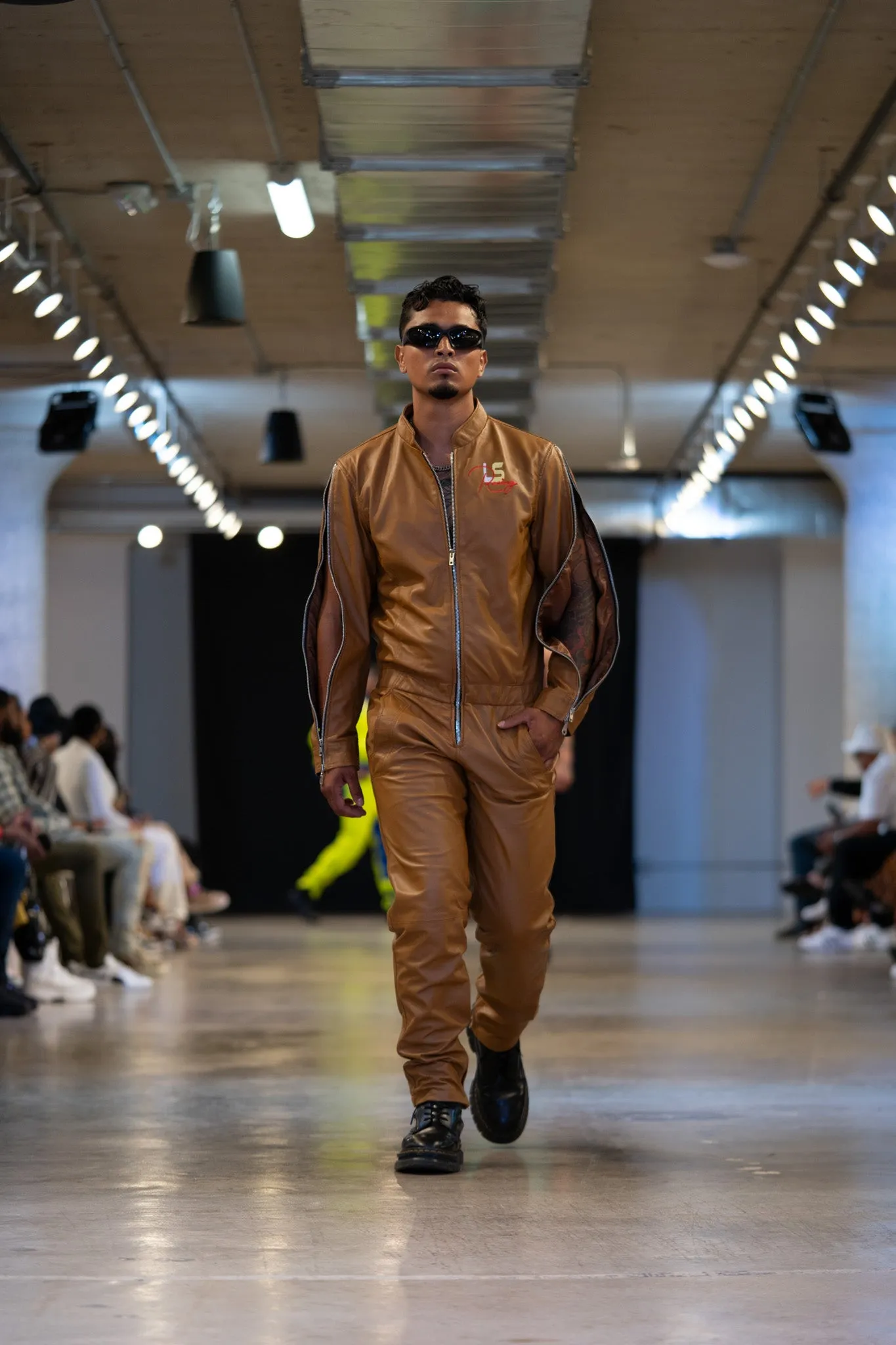 LS Racing Company Leather Jumpsuit