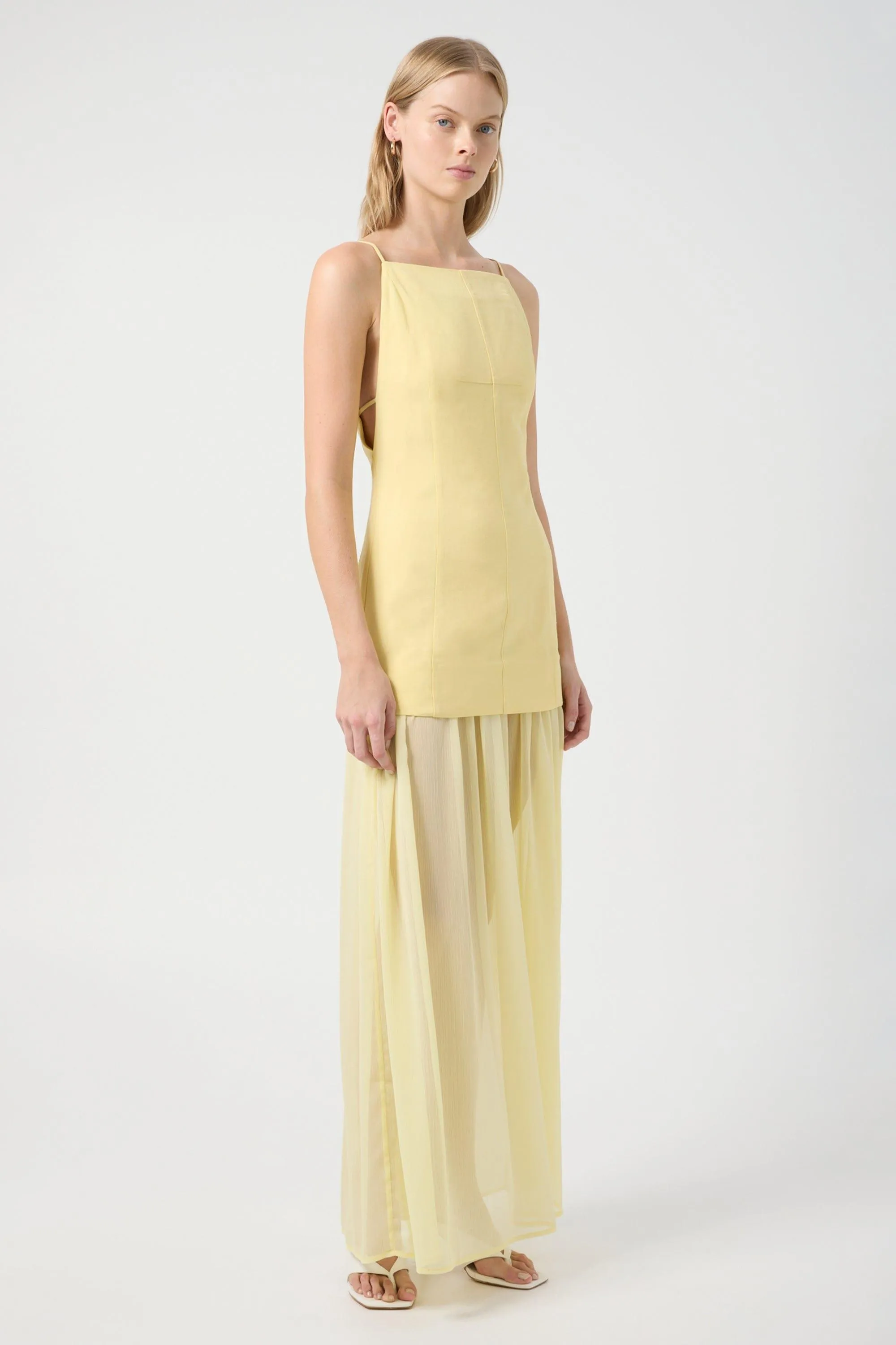 LUMINATE MAXI DRESS | SUNFLOWER