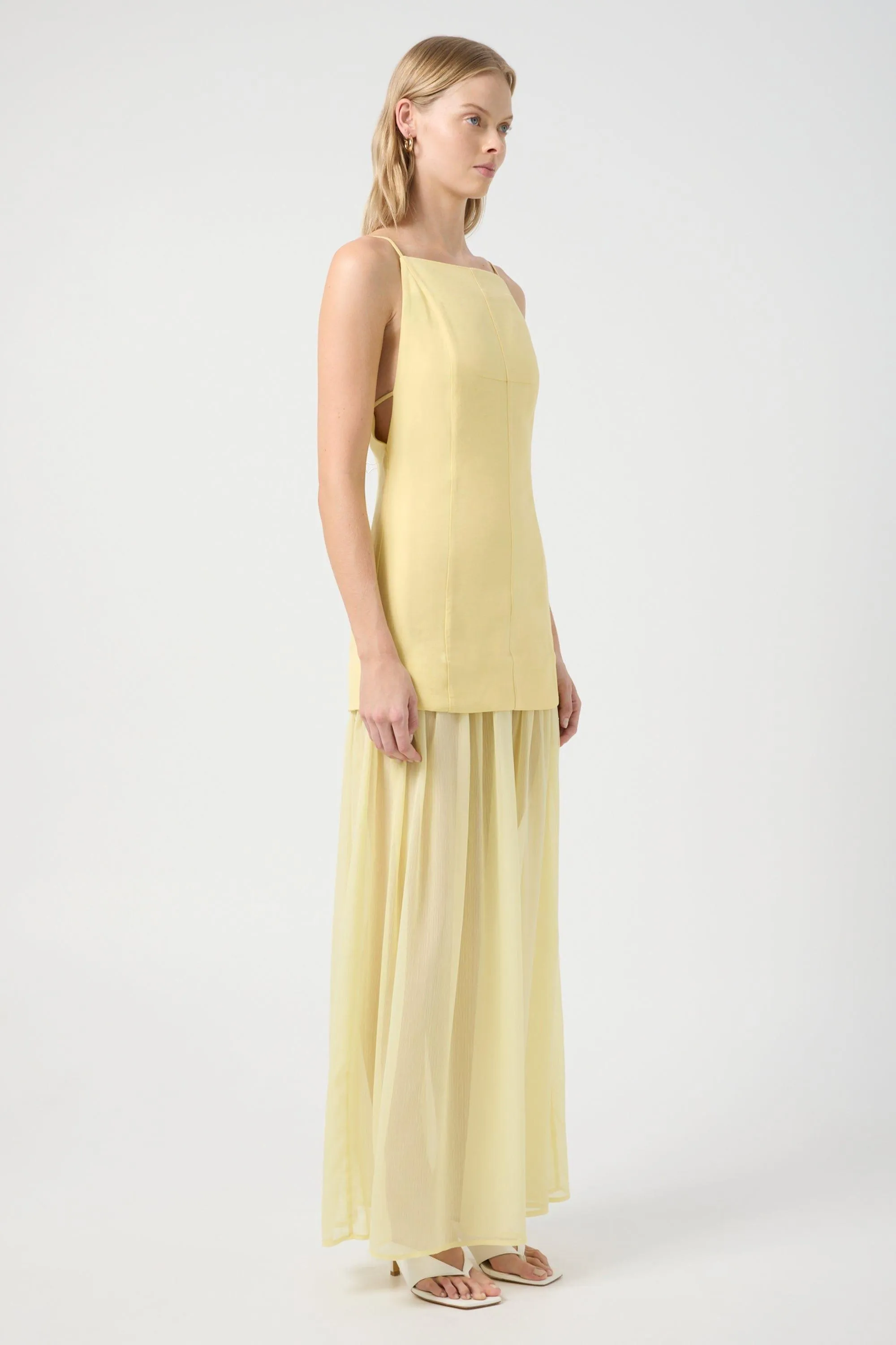 LUMINATE MAXI DRESS | SUNFLOWER