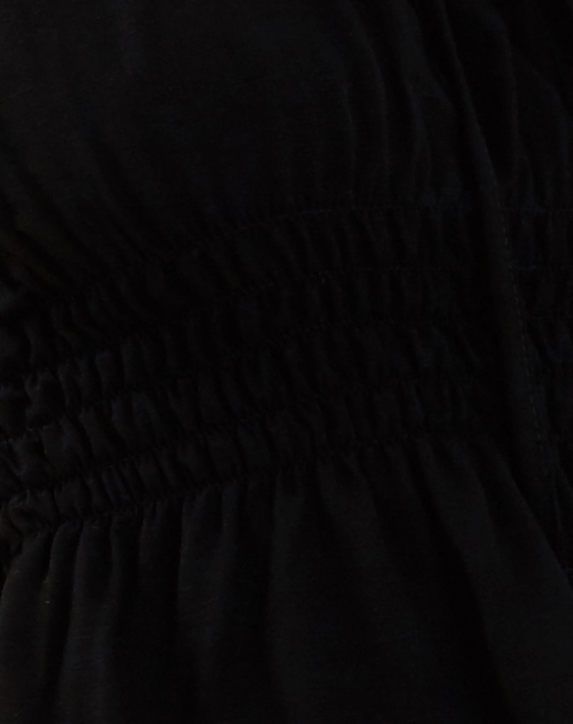 Lyncia Tie Front Cami Top in Black