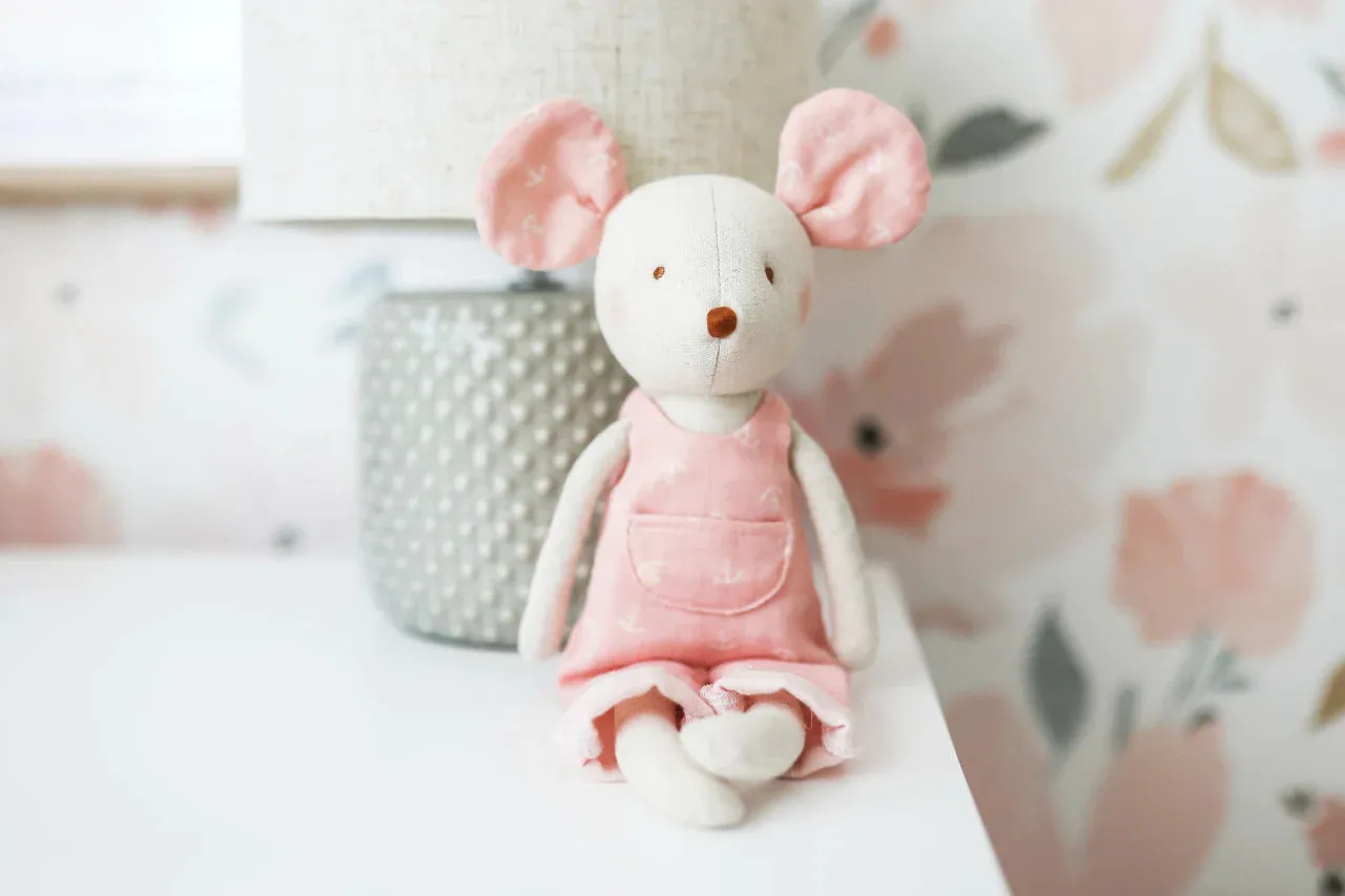 Mabel Mouse 28cm Navy