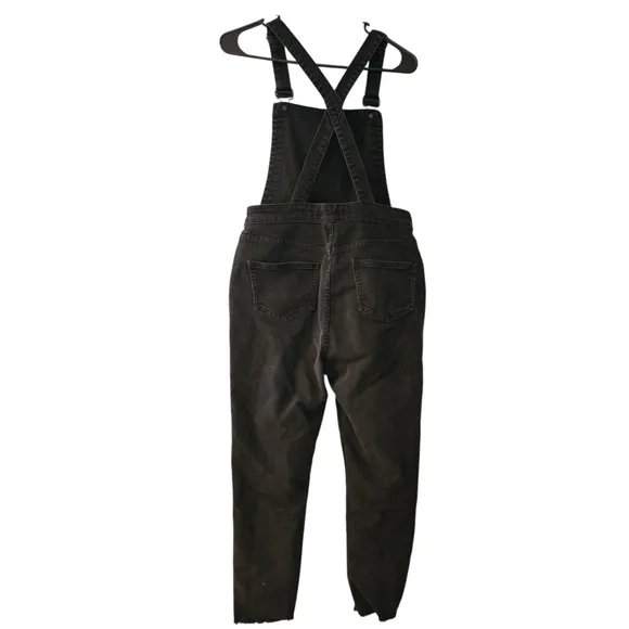 Madewell Black Overalls