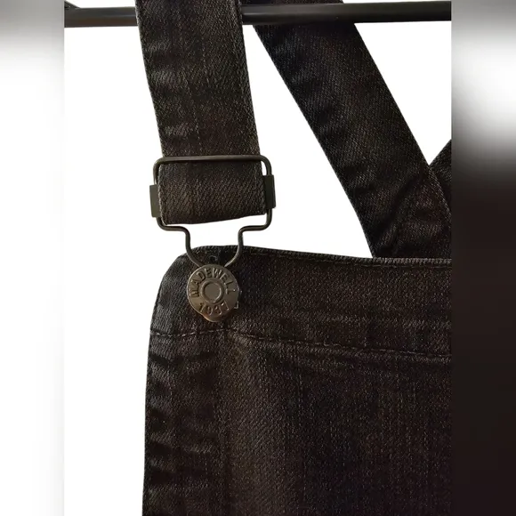 Madewell Black Overalls