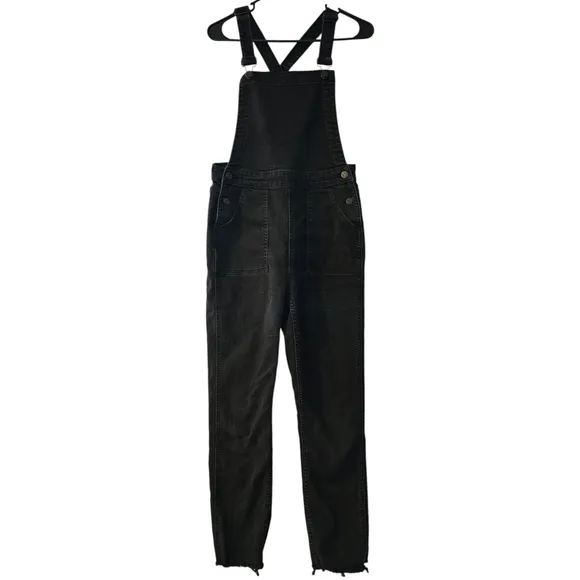 Madewell Black Overalls