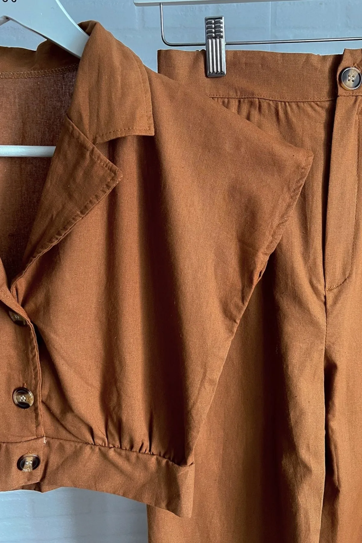 MADISON Top & Pants Co-ord (Toffee Brown)